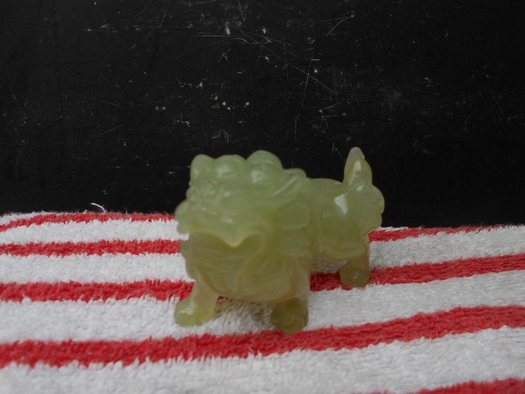 FOO-DOG  LEEUW CHINA  jade, China, Ophalen of Verzenden