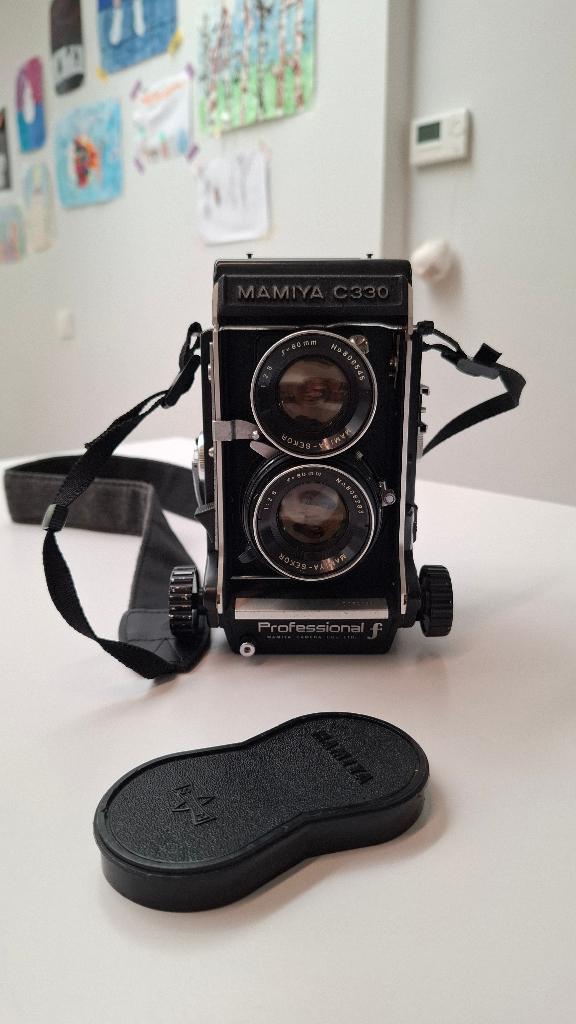Mamiya C330 met Mamiya-Sekor 80 mm f/2.8 objectief, Ophalen of Verzenden, Gebruikt, Overige Merken