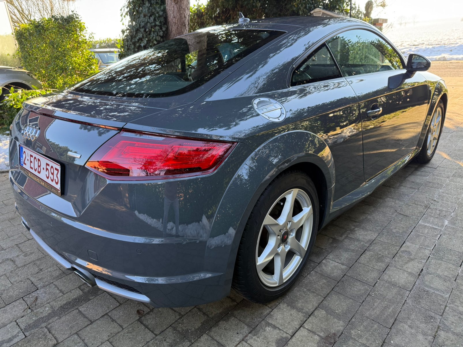 Audi TT 2.0 TDI ultra sLine navi cruise nano grey, Autos, Euro 6, Boîte manuelle, Noir, Capteur de lumière