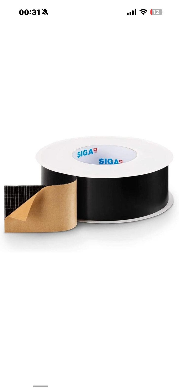 Siga wigluv black uv bestendige tape, Enlèvement ou Envoi, Comme neuf