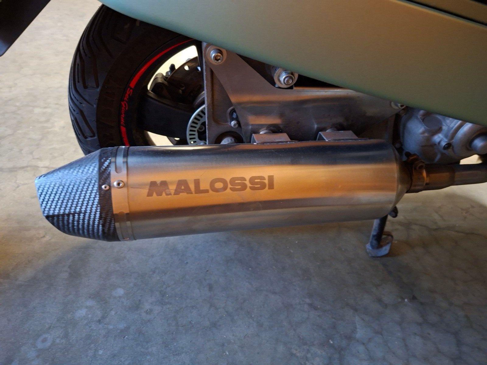 mallossi uitlaat vespa gts 300, Motoren, Ophalen