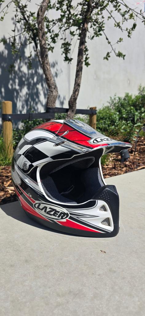 Lazer crosshelm maat s, Motoren, Kleding | Motorhelmen, Ophalen of Verzenden, S, Lazer