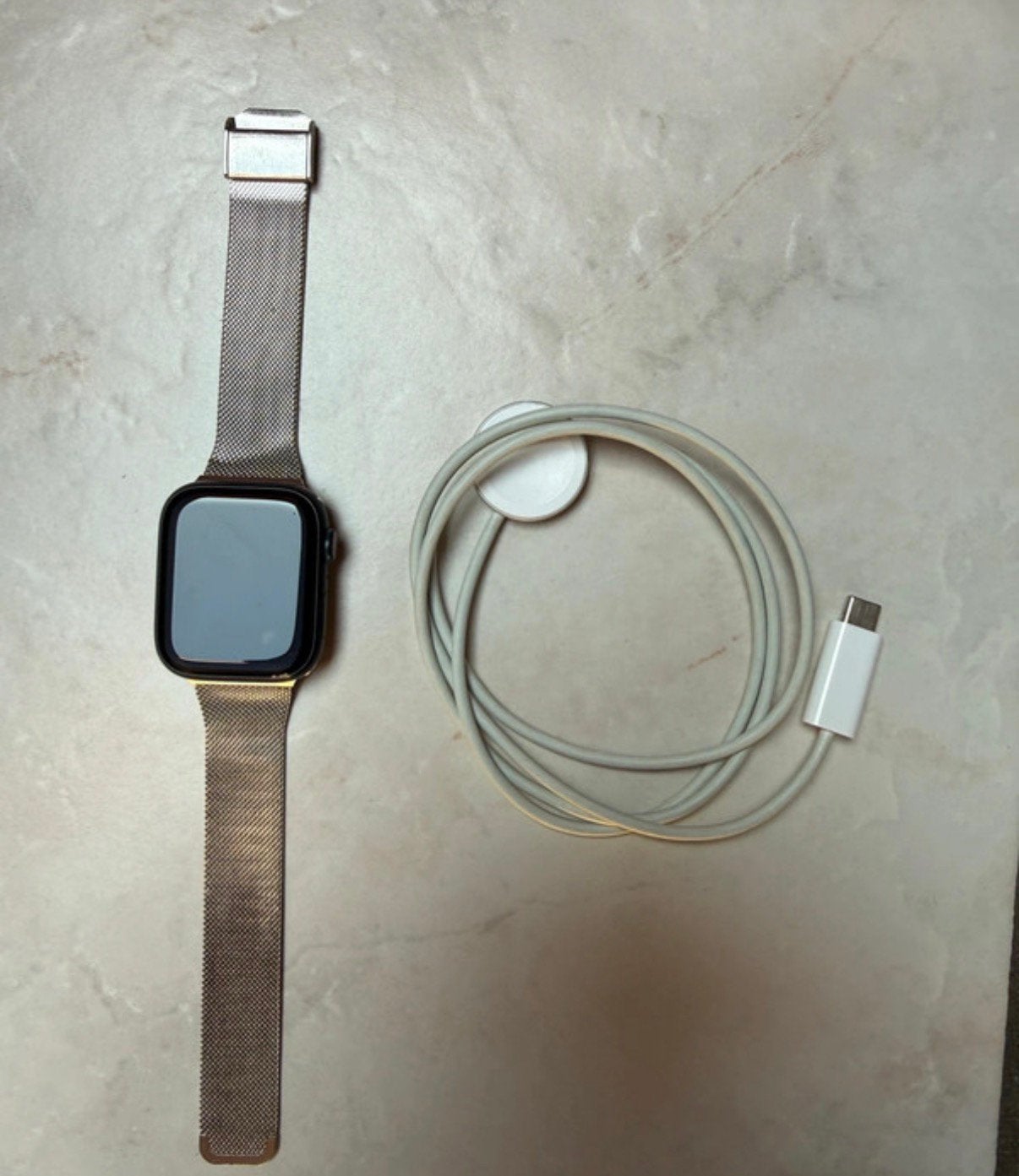 Apple Watch series 7 - 45mm GPS + cellular, Étanche, IOS, Enlèvement, Utilisé