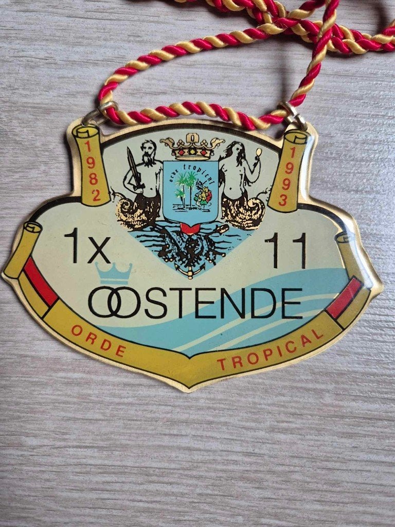 Carnaval medaille Oostende 1993, Ophalen of Verzenden