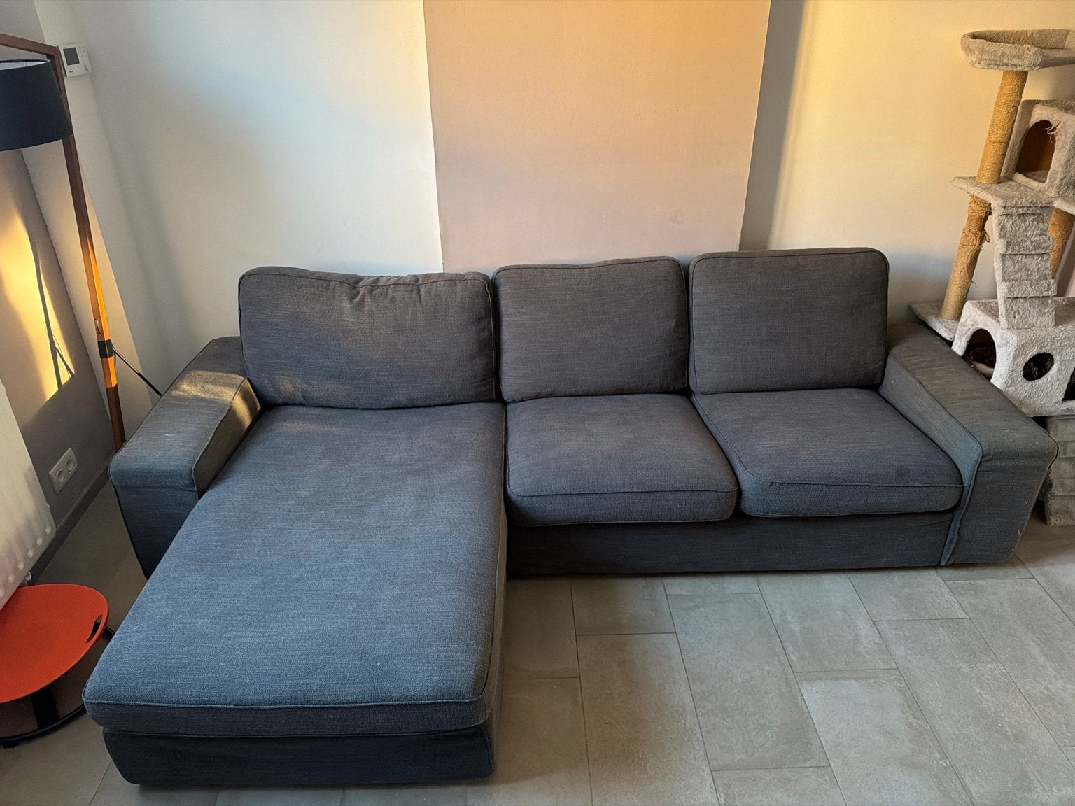 Canapé d’angle IKEA KIVIK avec méridienne réversible, Maison & Meubles, Enlèvement, Utilisé