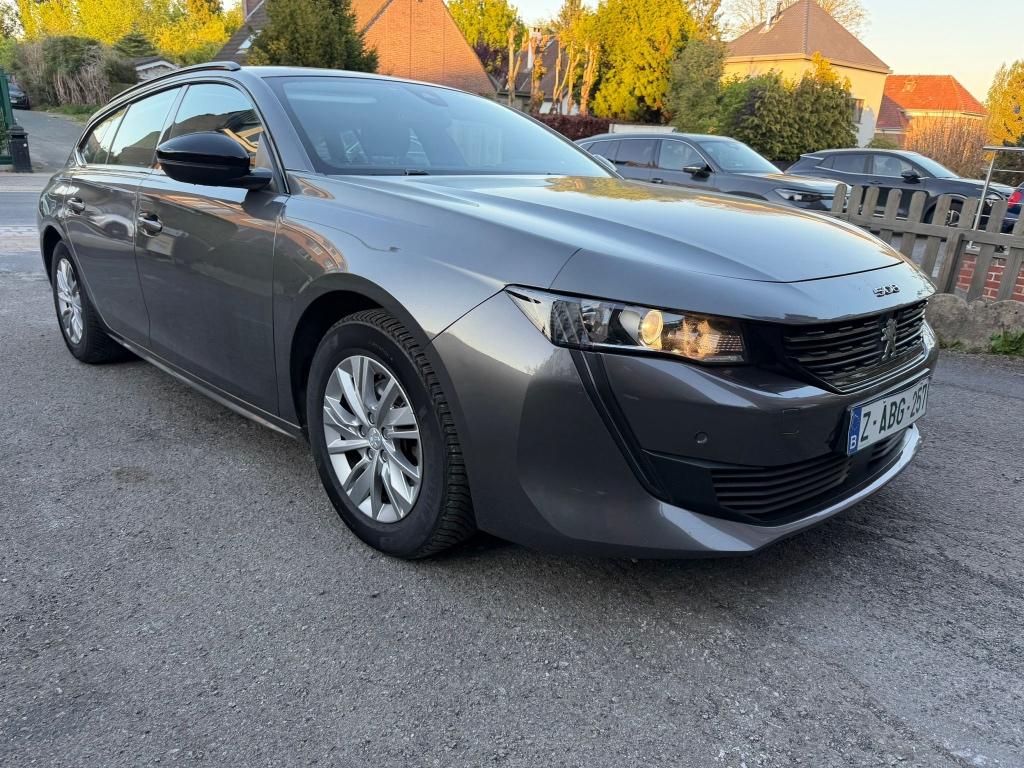 Peugeot 508 SW 1.5hdi Automatique Allure S, Autos, Argent ou Gris, Euro 6, Carnet d'entretien, 5 portes