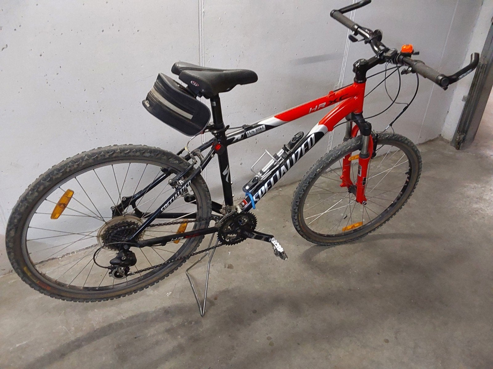 Gespecialiseerde rode en zwarte HRXC-mountainbike, Fietsen en Brommers, Gebruikt, Hardtail, Ophalen, Overige merken