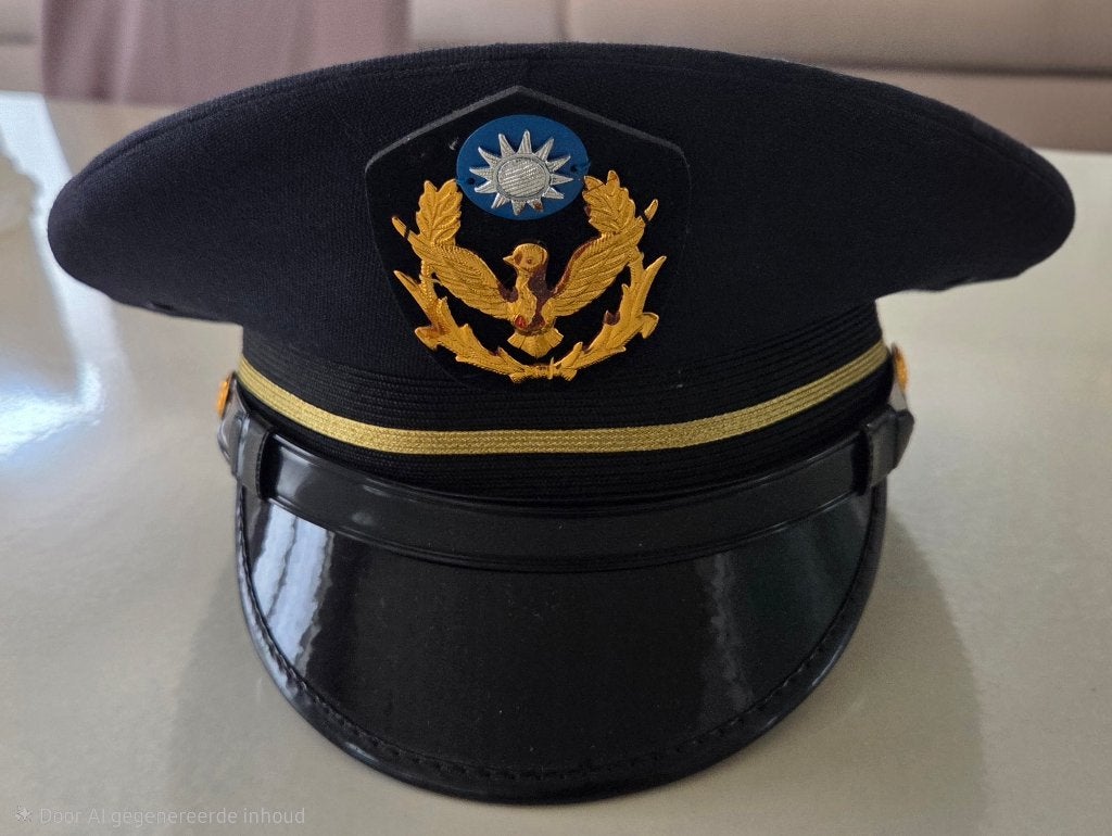 Kepie politie Taiwan, Verzenden, Overige soorten, Kleding of Schoenen