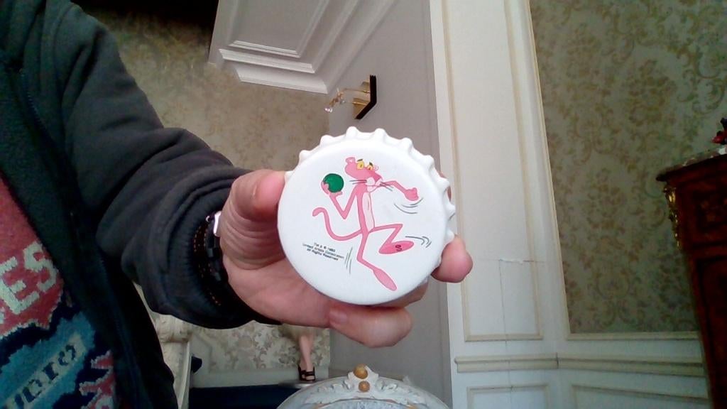 Décapsuleur 1983 panthere rose (et brosse ranger prix pièce, Antiquités & Art, Enlèvement
