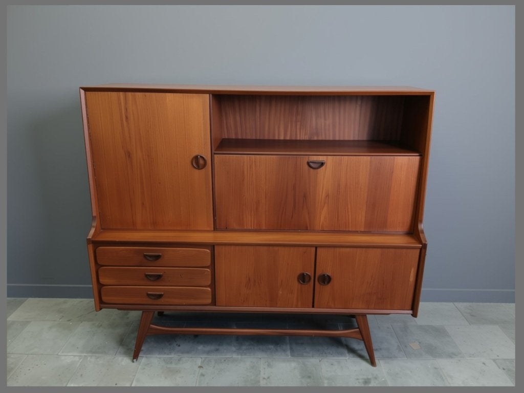 Louis van Teeffelen Combi 105 Highboard, Ophalen, Geen, Geen, Zo goed als nieuw