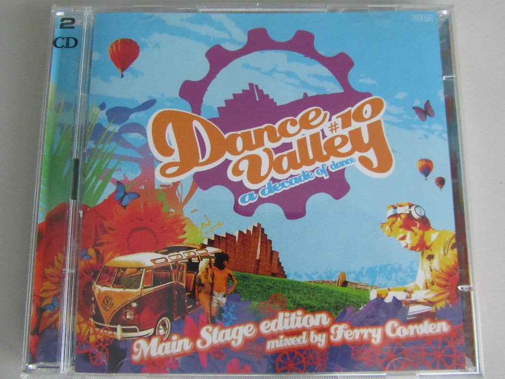 2CD DANCE VALLEY 10 "MAIN STAGE EDITION" (Ferry Corsten), CD & DVD, CD | Dance & House, Trance, Enlèvement ou Envoi, Comprend un livret
