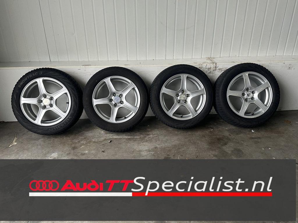 Winterbanden set op 16" velgen Audi TT MK1 ( 1998-2006 ), Pneus et Jantes, Pneus hiver, -, 16 pouces