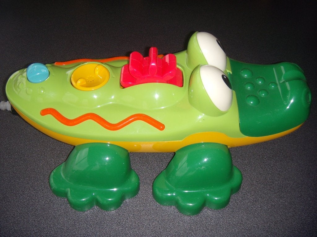 Tuinsproeier krokodil, Tuin en Terras, Ophalen of Verzenden, Gebruikt