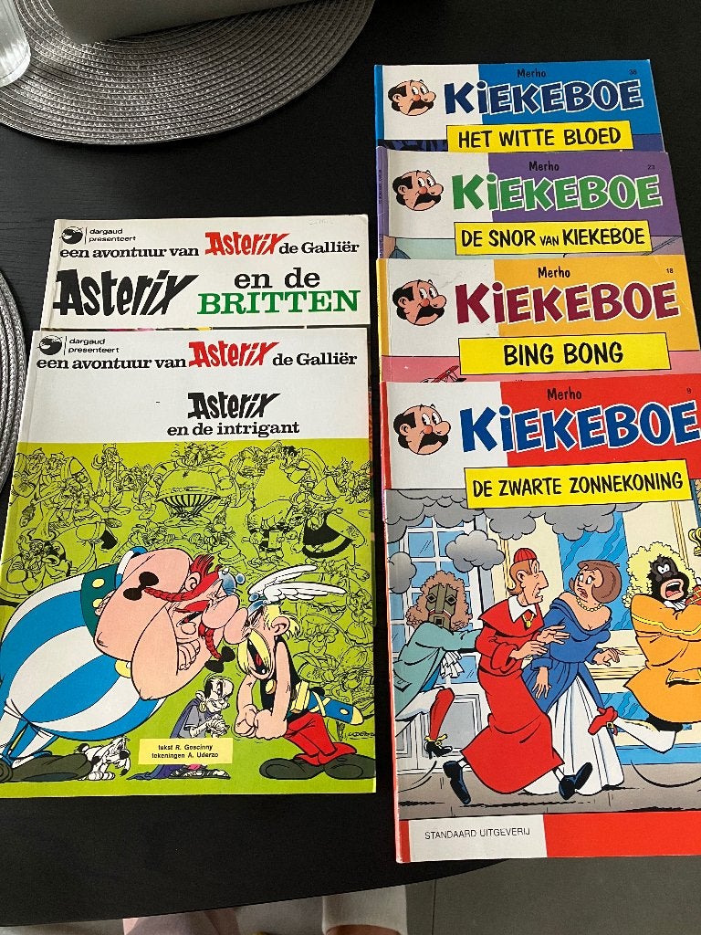 Stripboeken Nero, Urbanus, Suske en Wiske…, Enlèvement