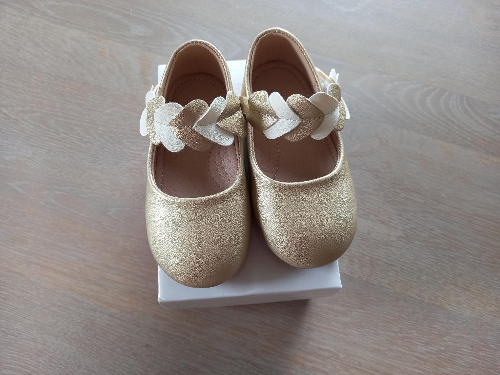 Schoen meisje maat 24, goud, NIEUW, Ophalen, Meisje, Schoenen, Nieuw
