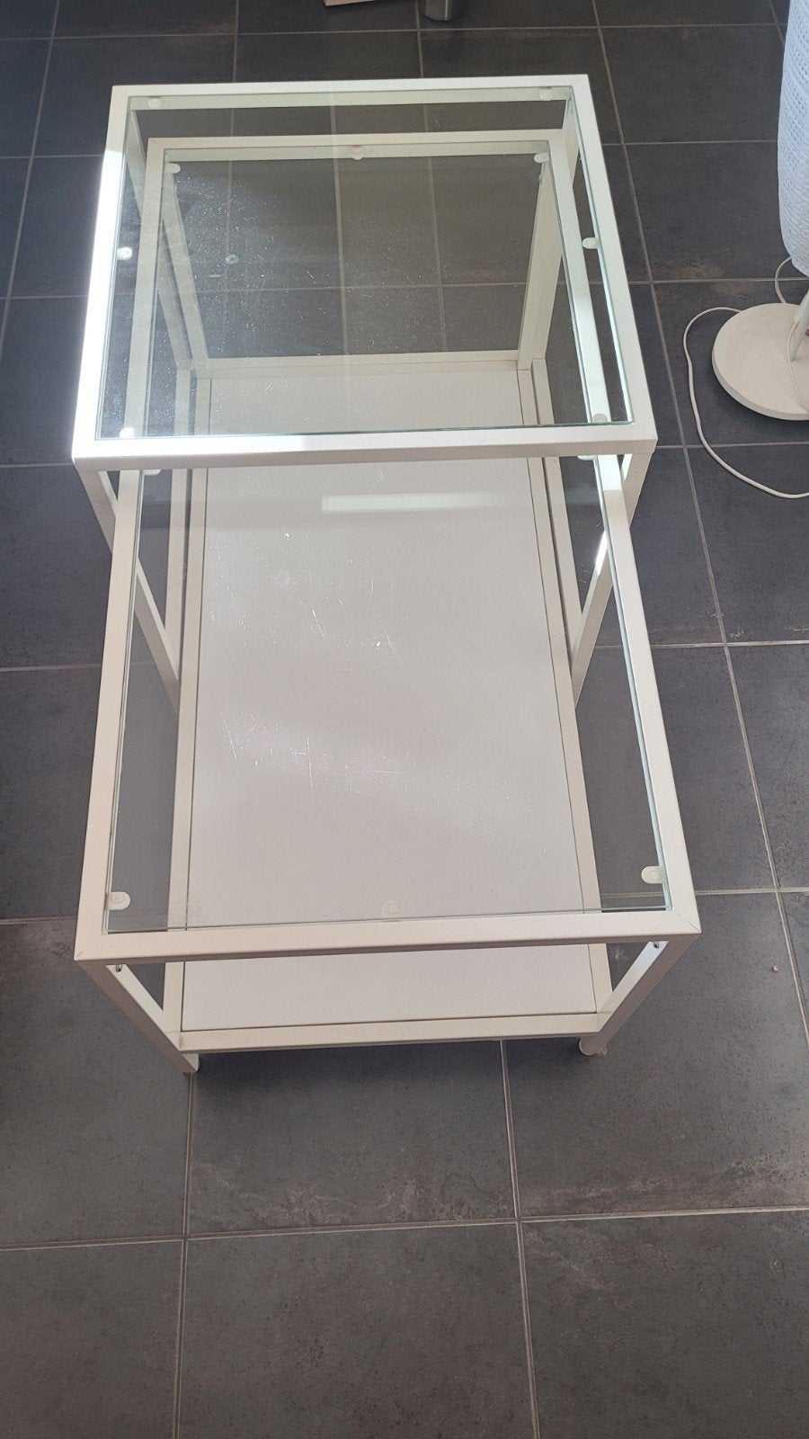 Salontafeltjes, Maison & Meubles, Tables | Tables de salon, Enlèvement, Utilisé, Métal