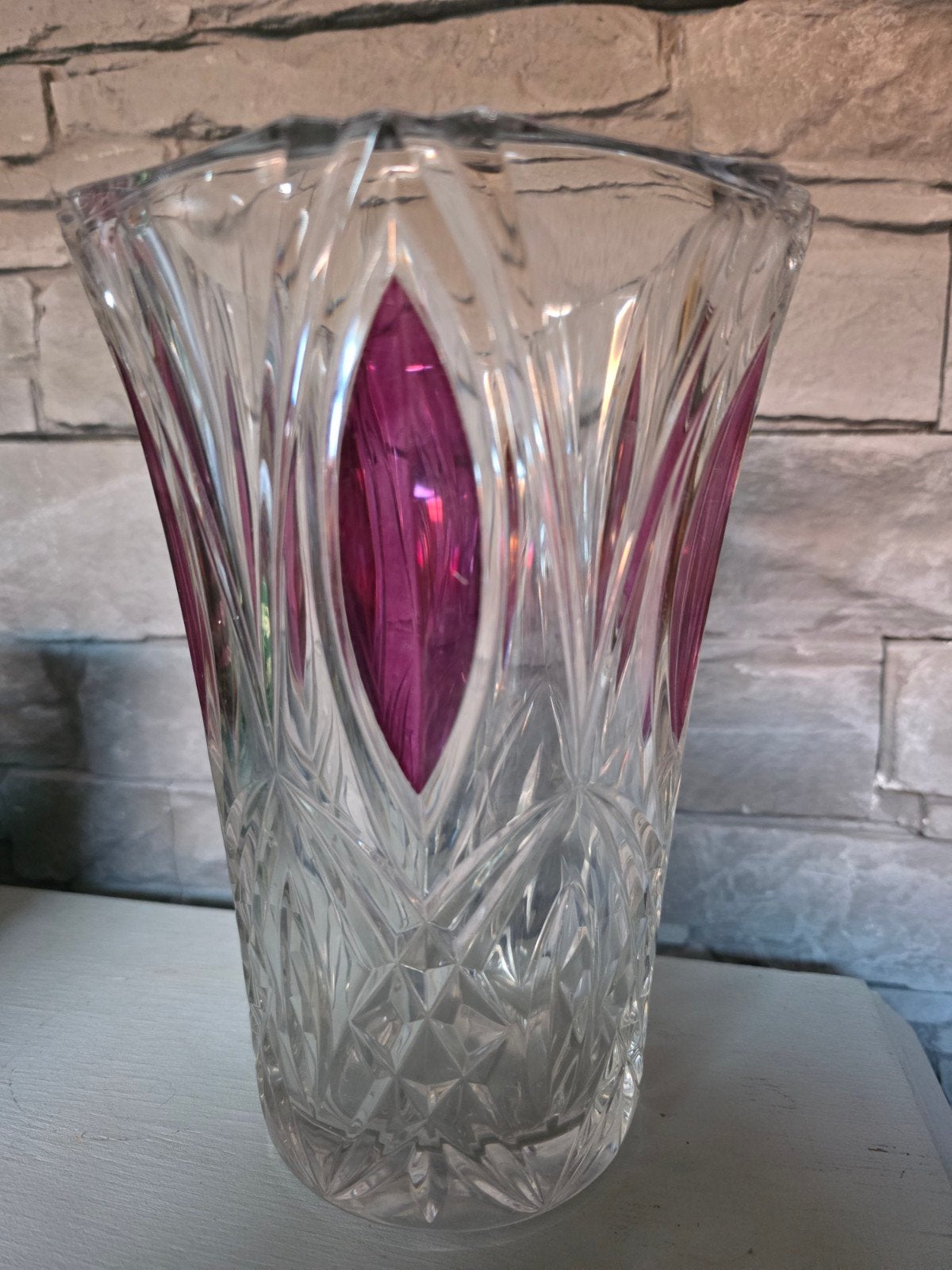 Vase cristal Val St Lambert, Enlèvement