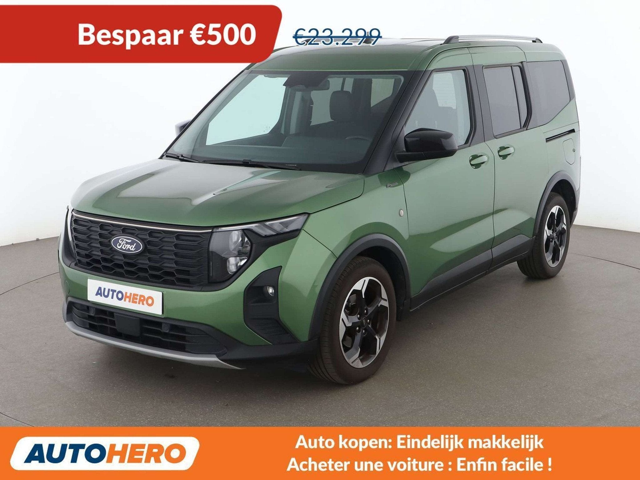 Ford Tourneo Courier 1.0 EcoBoost Active (bj 2025), Auto's, 158 g/km, Gebruikt, Overige brandstoffen, Adaptive Cruise Control