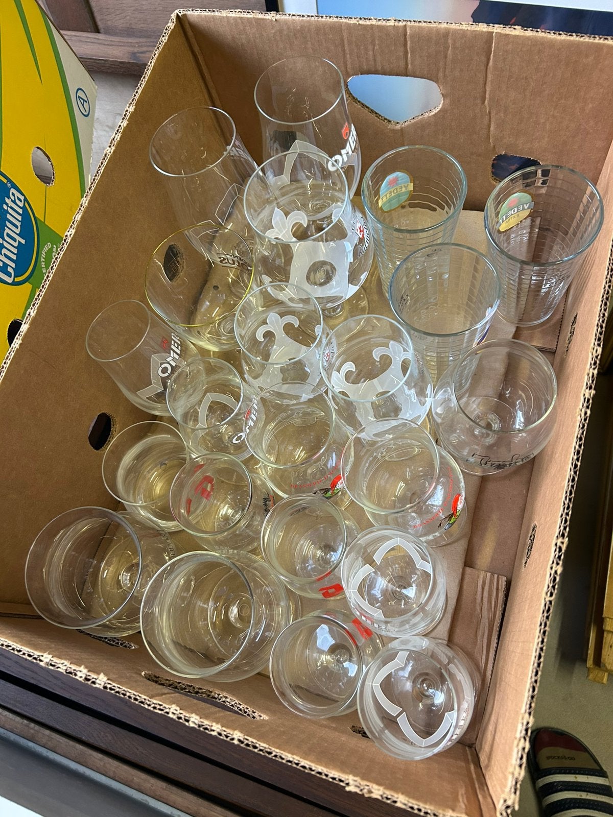 Verschillende soorten bierglazen, Enlèvement, Comme neuf