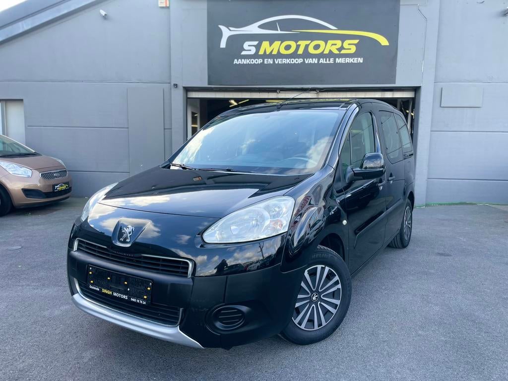Peugeot Partner Tepee 1.6HDi | Airco | 5plaats | GARANTIE |, Auto's, Peugeot, Euro 5, Stof, Zwart, Parkeersensor