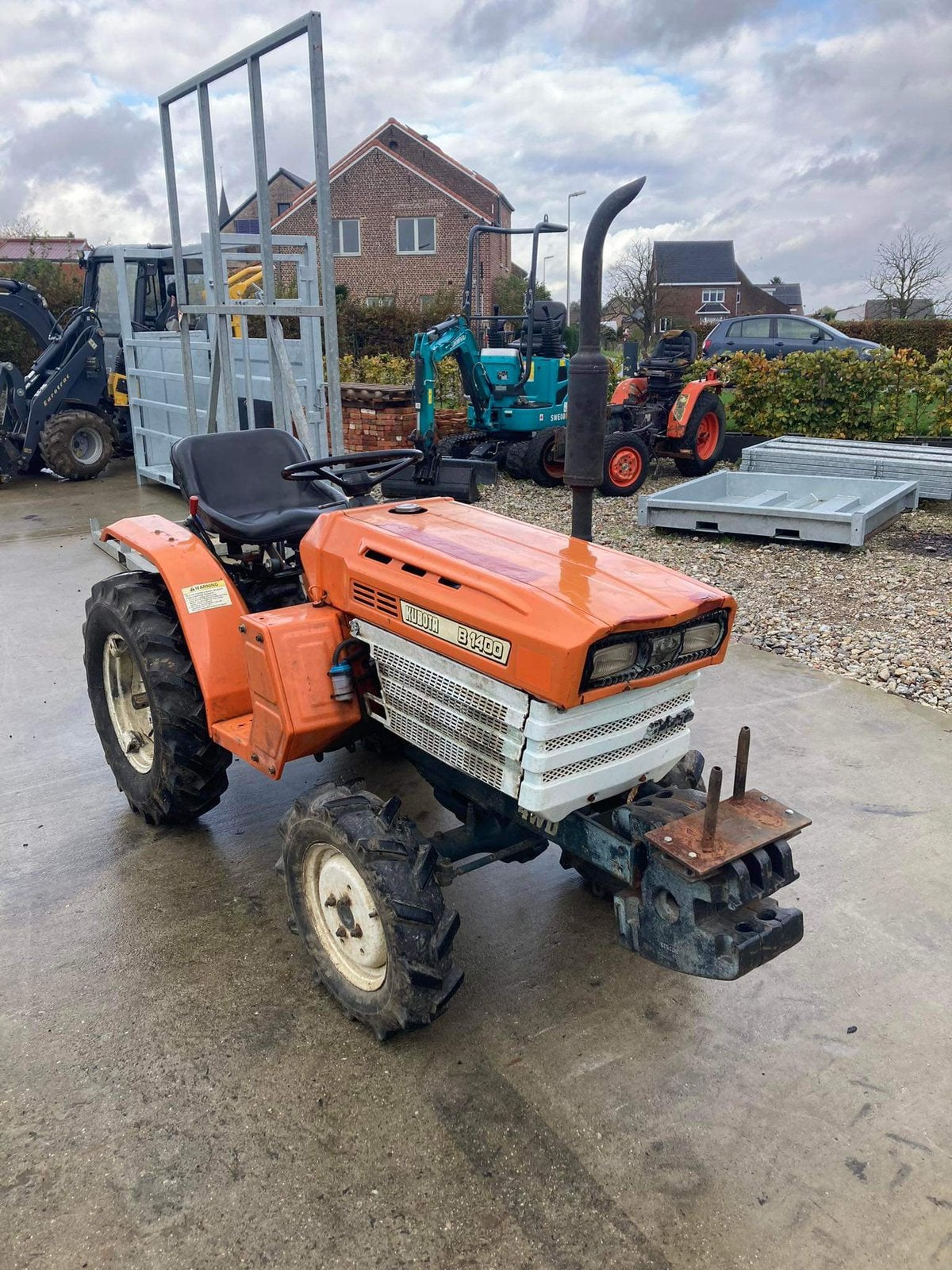 Kubota B1400 te koop, Ophalen