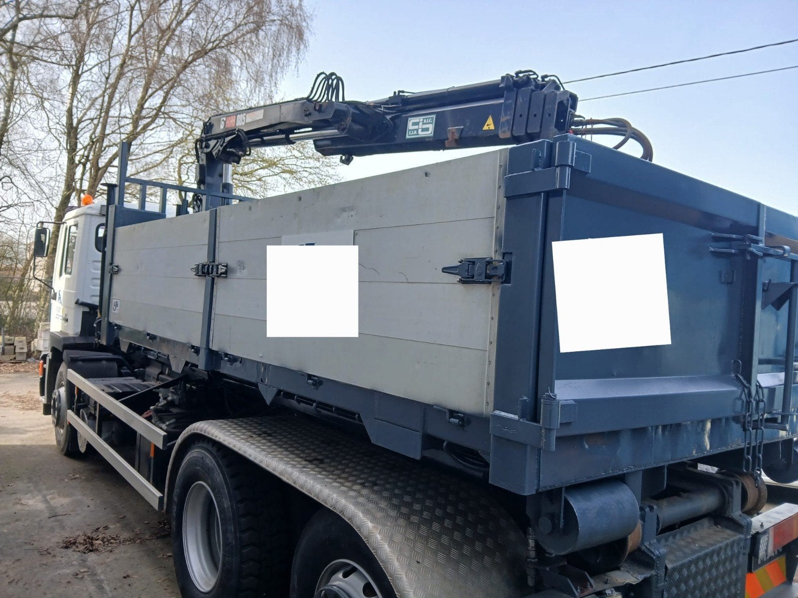 M.A.N. porte container+grue Hiab, Particulier, Achat, MAN