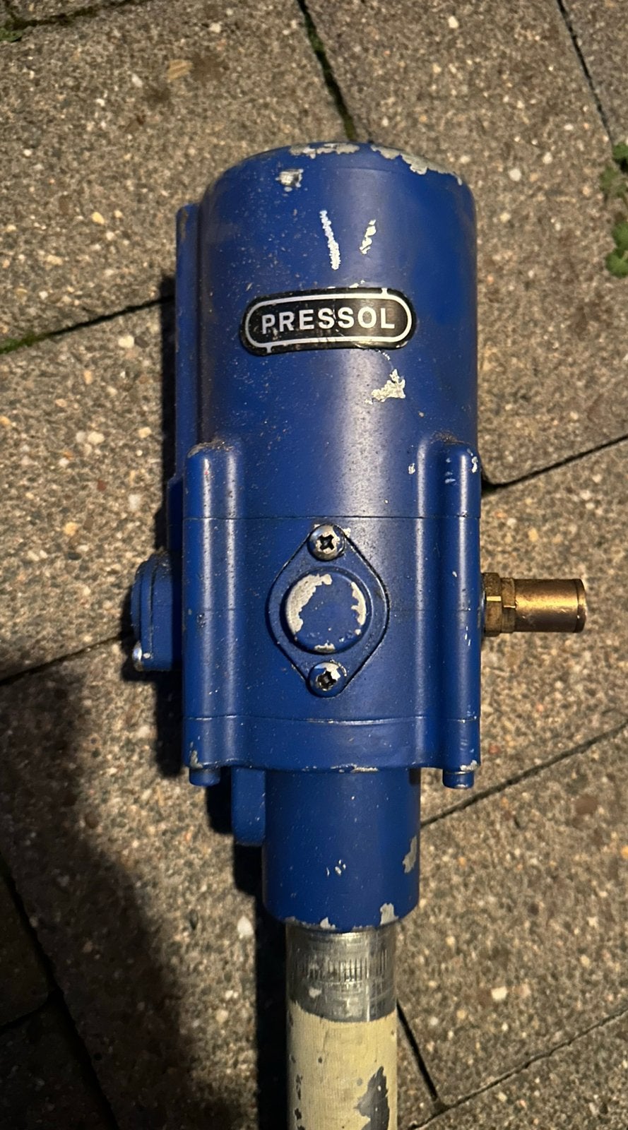 Pressol pneumatische vetpomp 50:1 (voor 200 kg vat), Ophalen