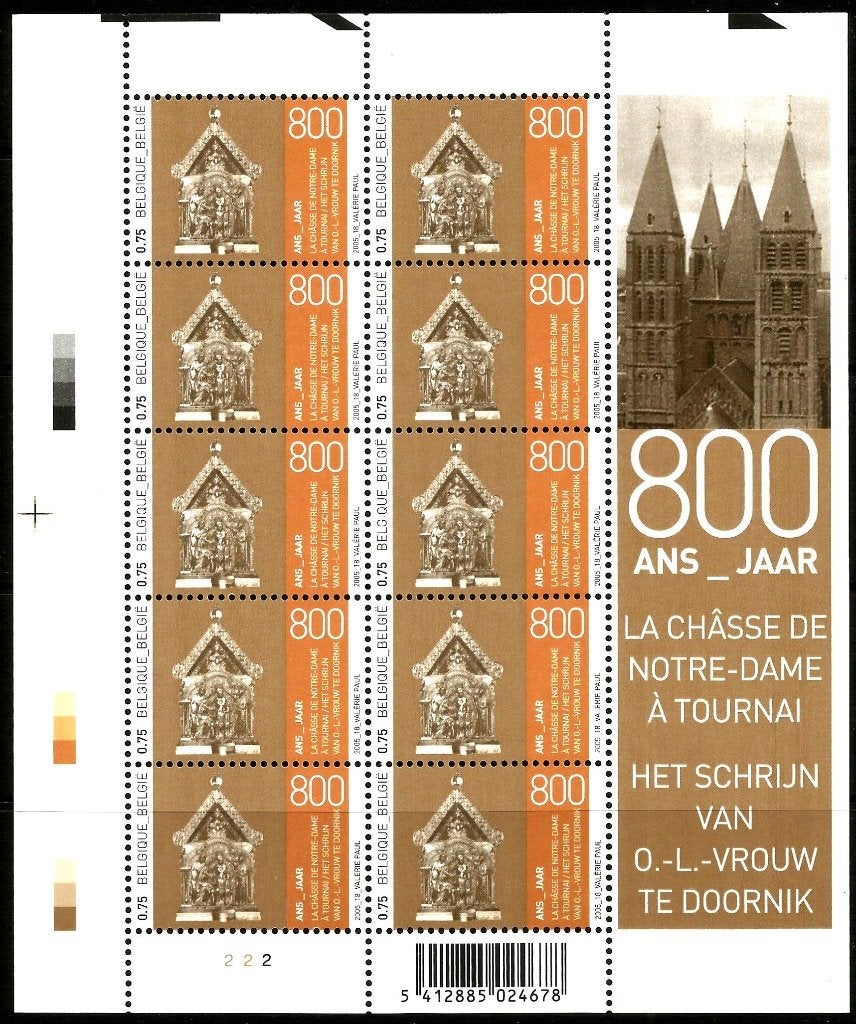 2005 Schrijn OLV te Doornik OBP F3425**, Orginele gom, Ophalen of Verzenden, Zonder stempel, Postfris