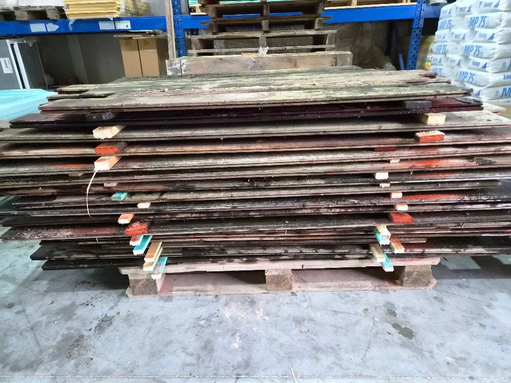 Platelage en bois dur, Planches, Bois dur, Enlèvement, Utilisé