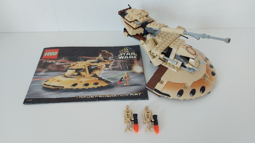 LEGO Star Wars - 7155 - Trade Federation AAT - Compleet, Kinderen en Baby's, Speelgoed | Duplo en Lego, Star Wars, Lego, Ophalen of Verzenden