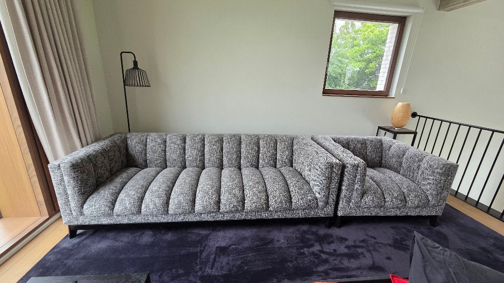 Ensemble canapé + 2 fauteuils, Maison & Meubles, Canapés | Salons, Trois personnes, Tissus, Moins de 75 cm, Moins de 150 cm