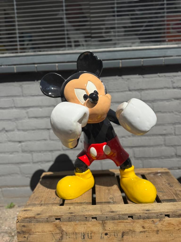 Statue de Boxer Mickey Mouse, Enlèvement, Mickey Mouse, Comme neuf, Statue ou Figurine