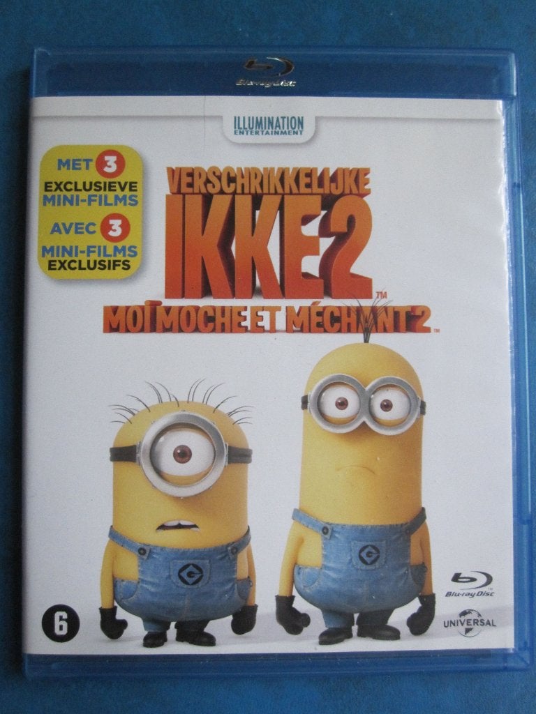 Moi, moche et méchant 2 (2013) Blu-Ray, CD & DVD, À partir de 6 ans, Enlèvement ou Envoi, Dessins animés et Film d'animation, Néerlandais