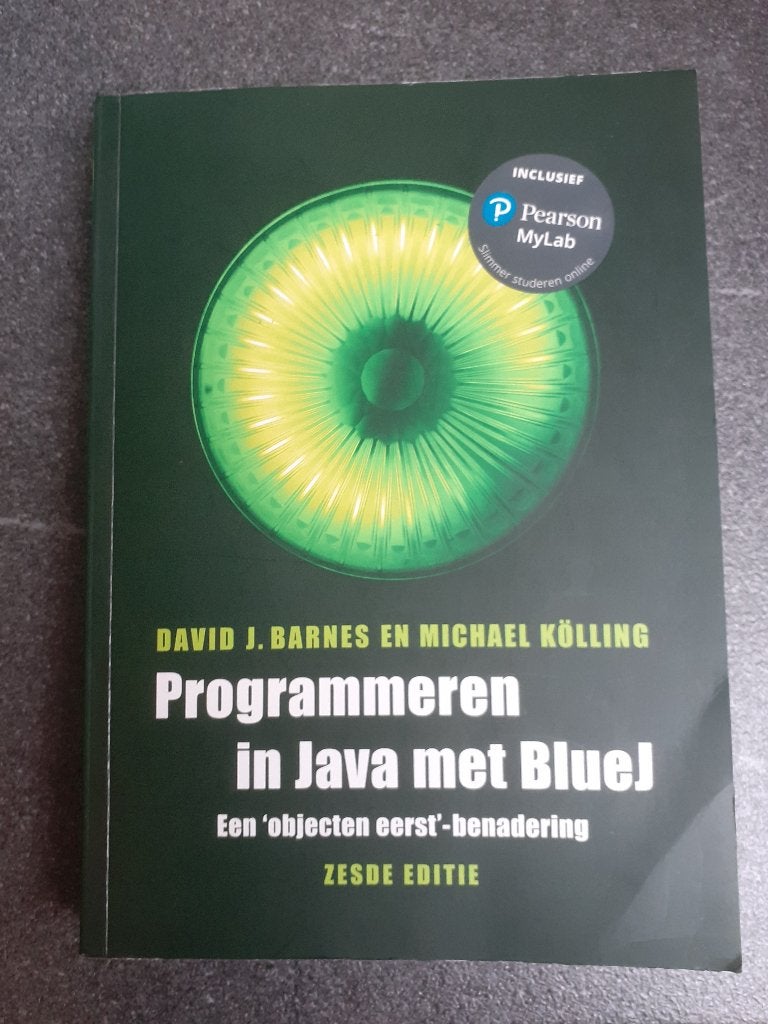 Programmeren in Java met BlueJ (6de editie), Boeken, Studieboeken en Cursussen, Zo goed als nieuw, Ophalen of Verzenden