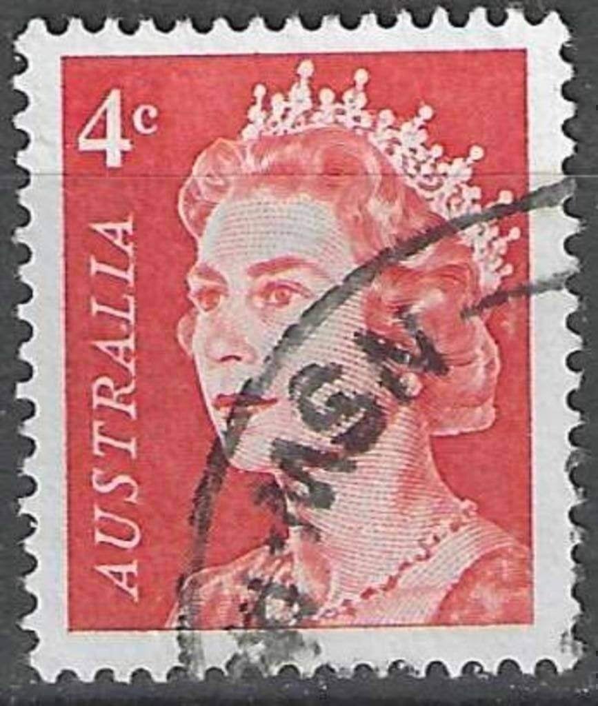 Australie 1966/1970 - Yvert 322 - Reine Elisabeth II (ST), Timbres & Monnaies, Timbres | Océanie, Envoi, Affranchi