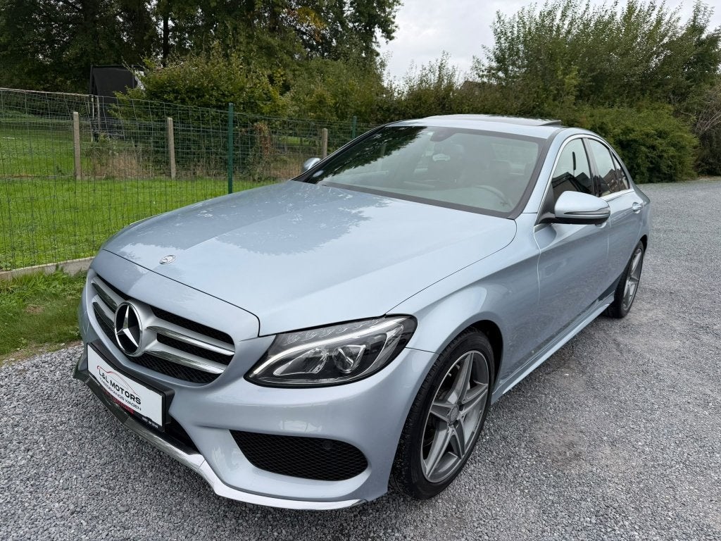 Mercedes C200 PACK AMG 184Pk*Open Dak Navi Cruise Alu 18"*, Autos, Cuir, https://public.car-pass.be/vhr/2807de75-c8d6-4cad-9a29-fac1b6dacbd2