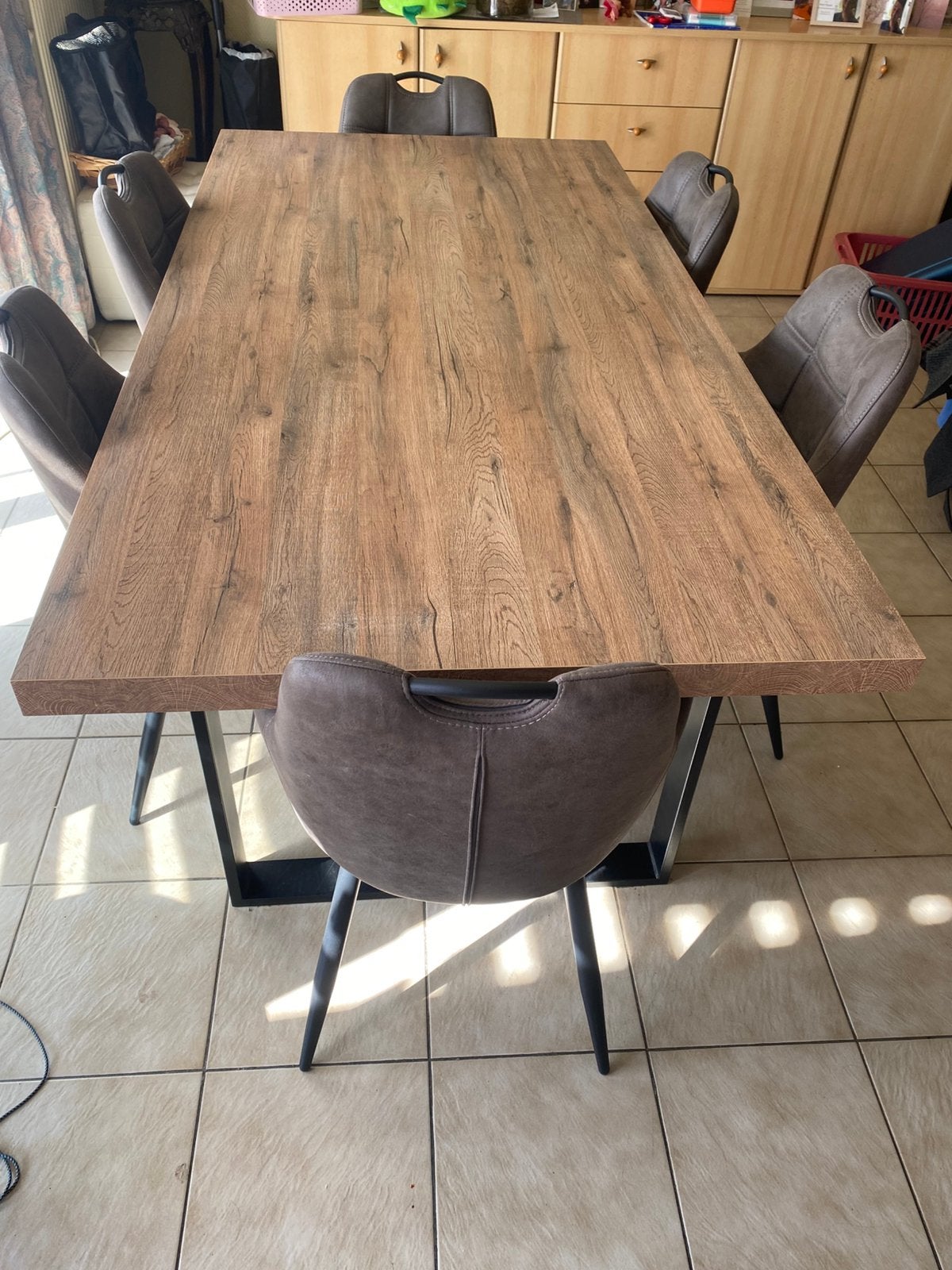 Eettafel, Ophalen, 100 tot 150 cm, 200 cm of meer, Zo goed als nieuw