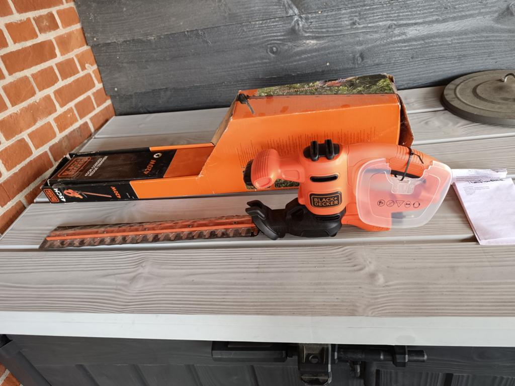 Black+Decker heggentrimmer, Tuin en Terras, Heggenscharen, Ophalen, Nieuw, Elektrisch, Black & Decker