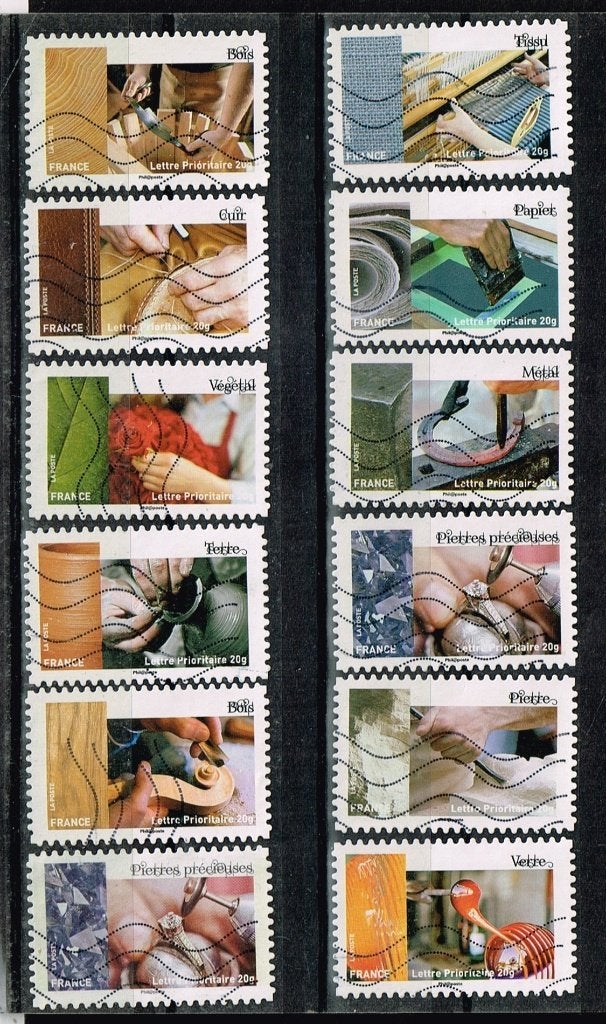 Timbres-poste de France - K 4967 - artisanat/artisanat, Envoi, Affranchi