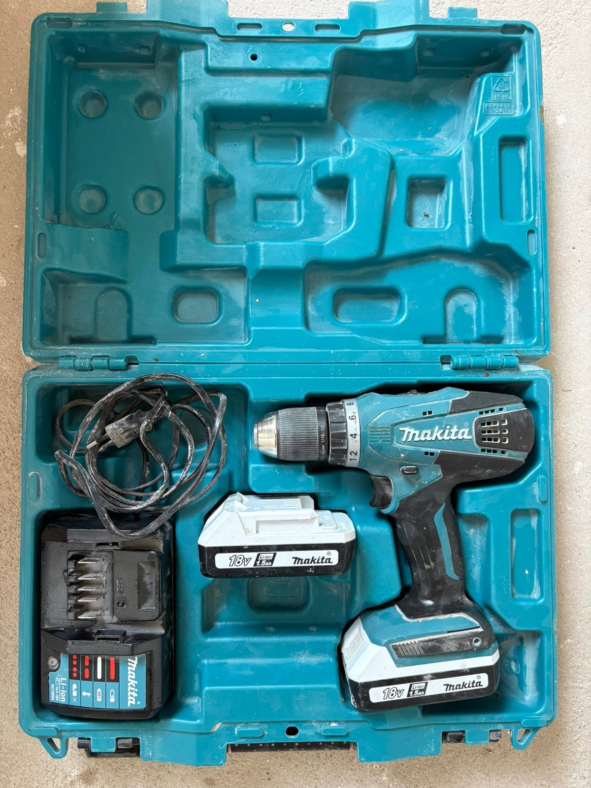 Schroefboormachine accu Makita DF457D, Ophalen, Zo goed als nieuw