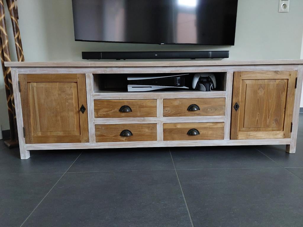 Tv meubel in teak, Huis en Inrichting, Ophalen