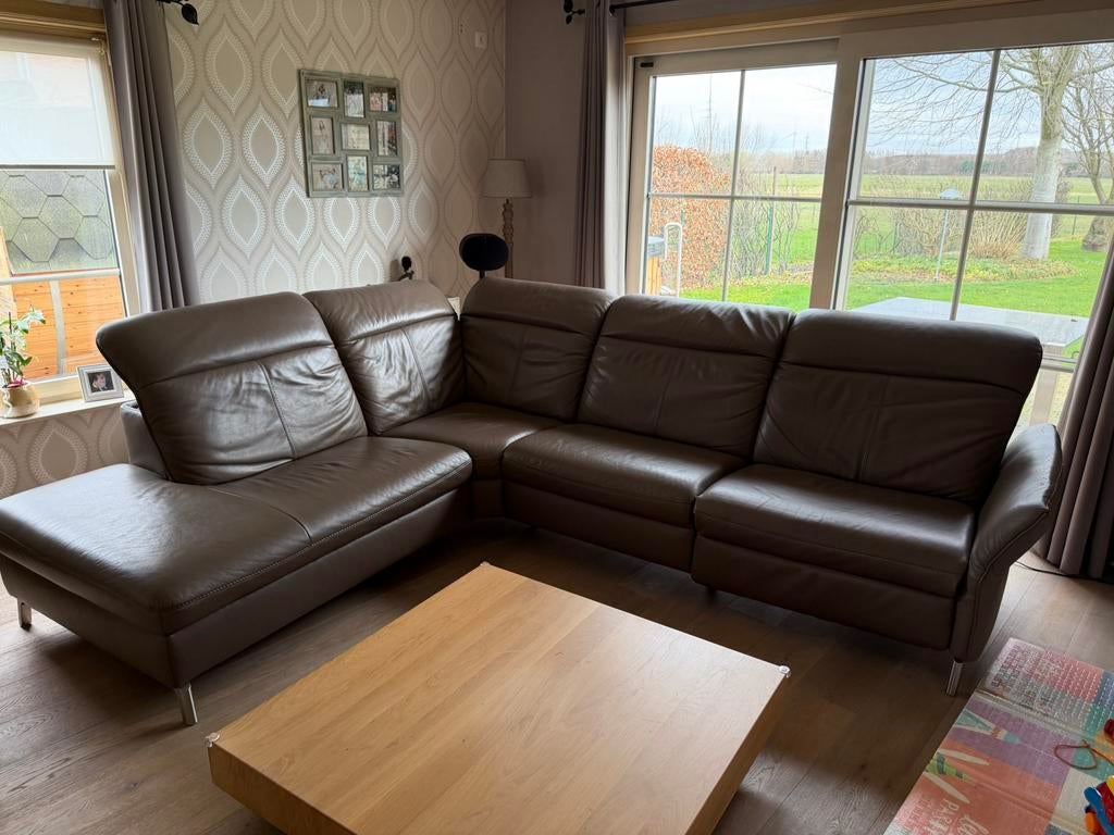 Salontafel eik natuur, Ophalen, Gebruikt, Stof, Modern