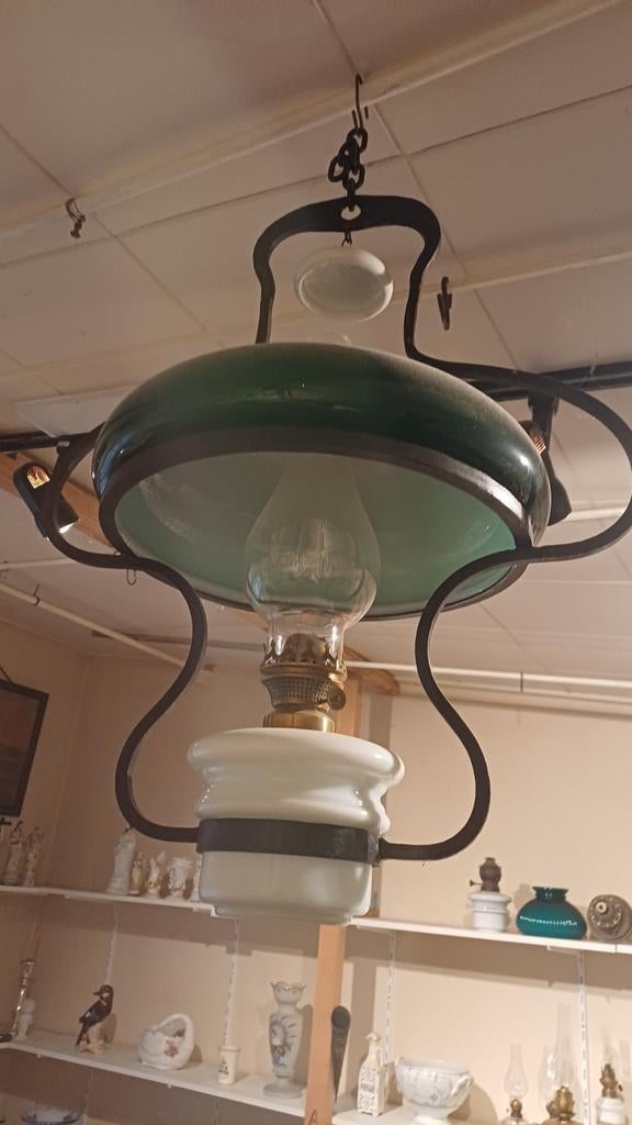 Luchter olielamp te Kalmthout, Ophalen