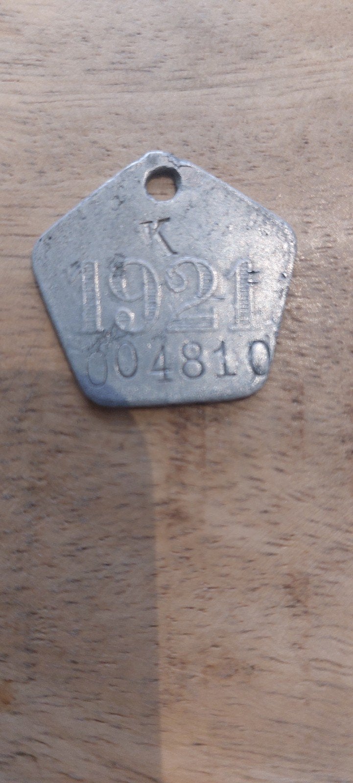 Taksplaatje 1921, Antiek en Kunst, Kunst | Overige Kunst, Ophalen of Verzenden