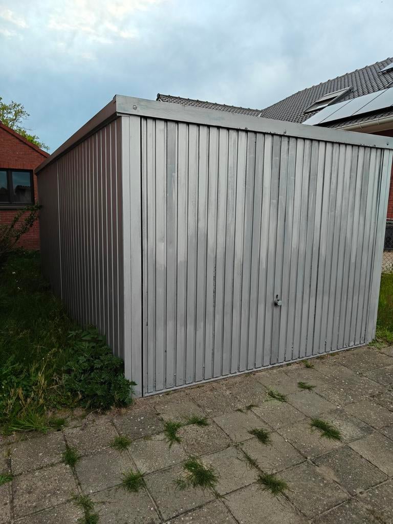 Metalen garagebox, Enlèvement, Utilisé, Métal, Stockage de conteneurs