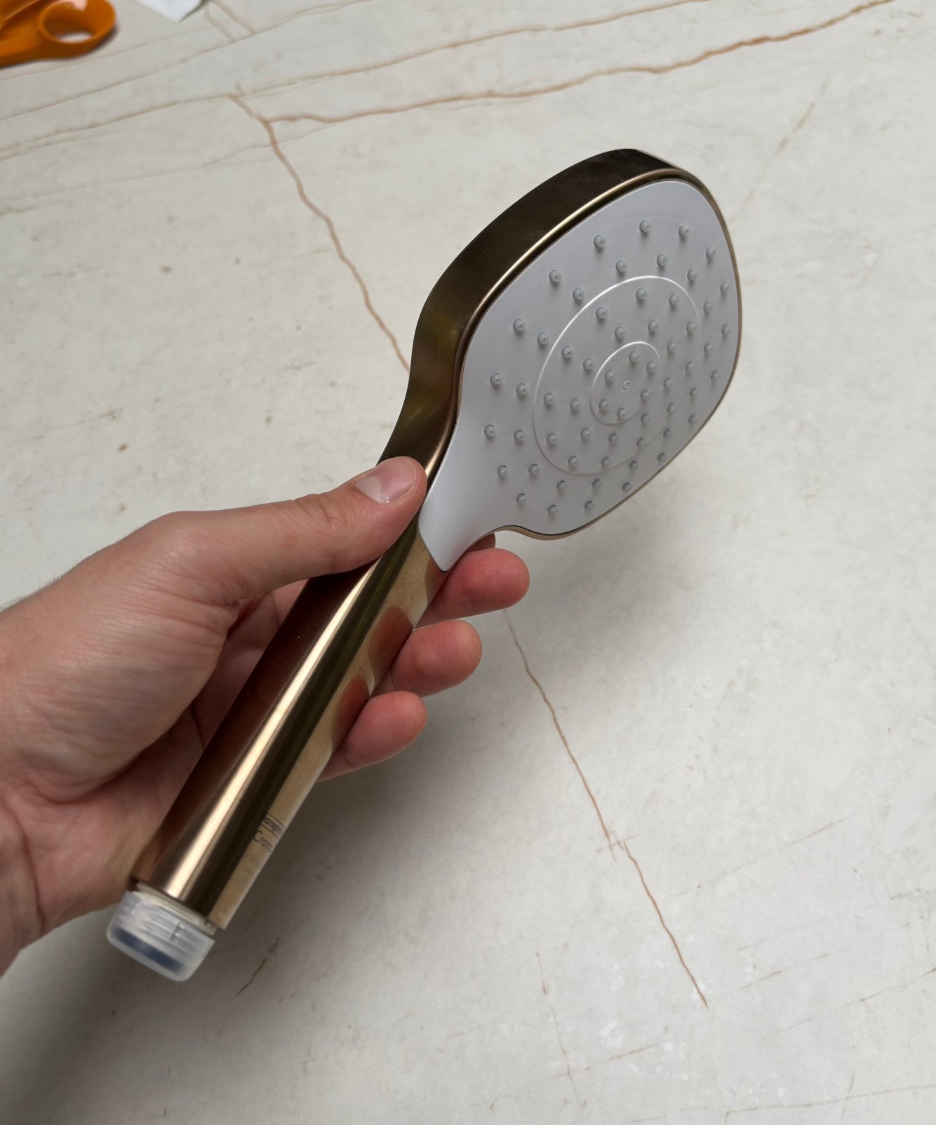 Pulvérisateur à main Hansgrohe « Croma » en bronze brossé, Bricolage & Construction, Enlèvement, Comme neuf, Baignoire