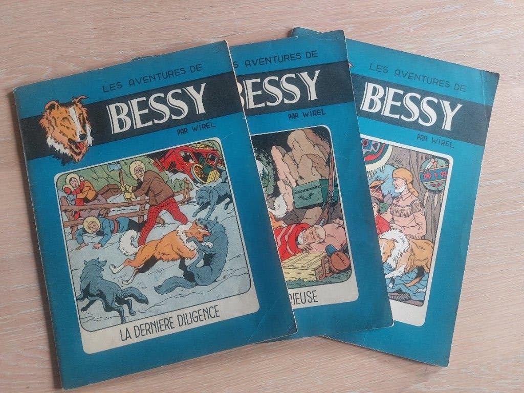 3 Eerste drukken Bessy par Wirel, Plusieurs BD, Willy vandersteen, Enlèvement ou Envoi, Utilisé