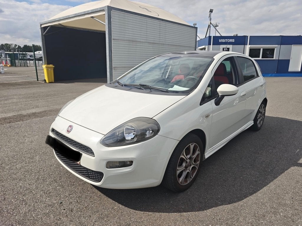 Fiat Punto 1.2 essence, Autos, Achat, Boîte manuelle, Entretenue par le concessionnaire, Noir