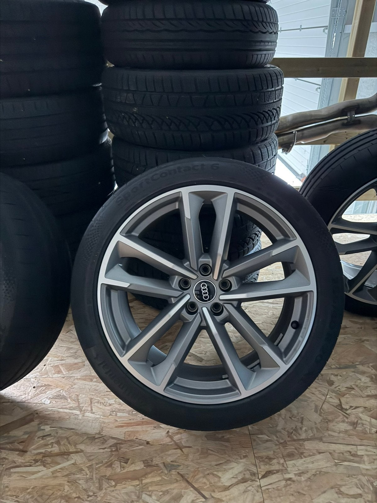 5x Originele audi sport velgen 20inch, Ophalen, Gebruikt, 255 mm, Banden en Velgen