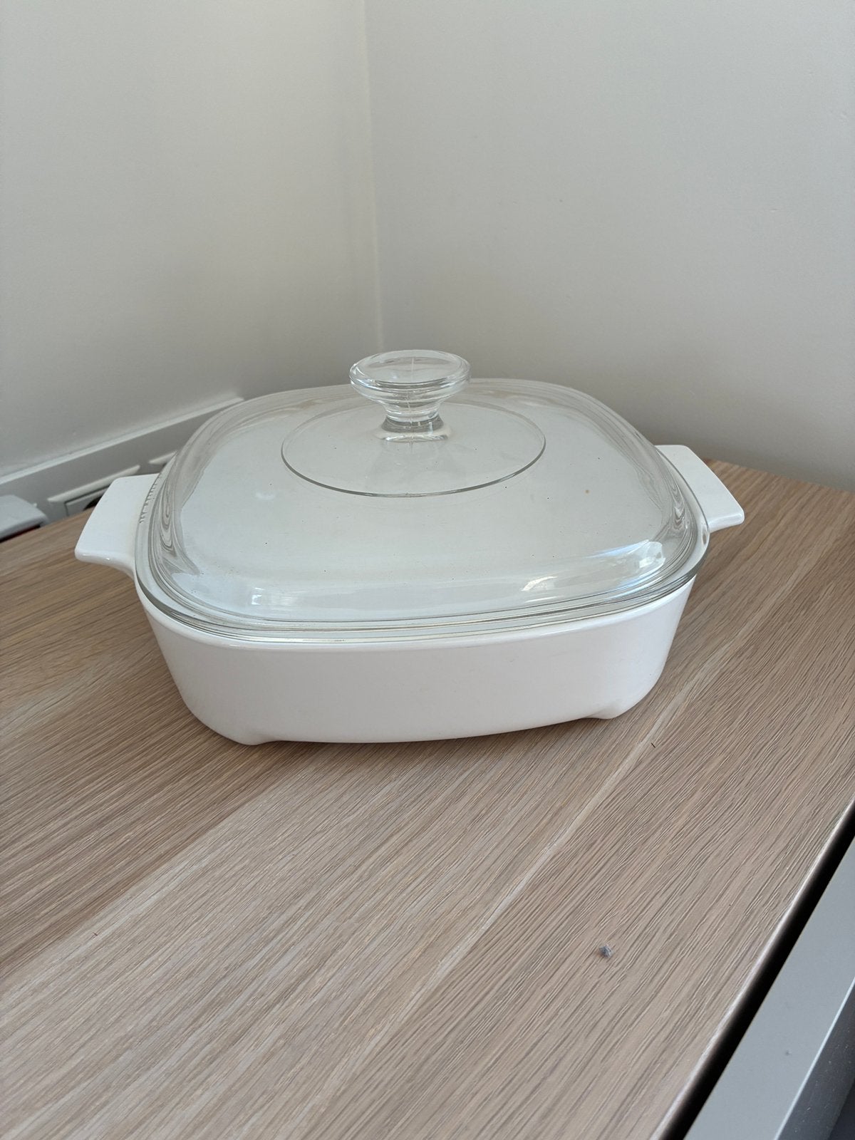 Ovenschaal met pyrex deksel, Enlèvement, Comme neuf, Verre